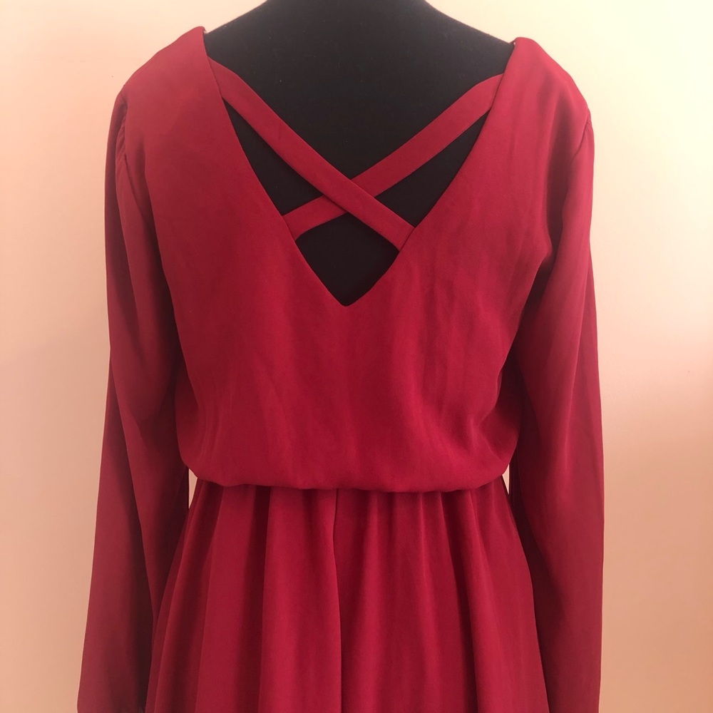 Lush Cross Back Dress